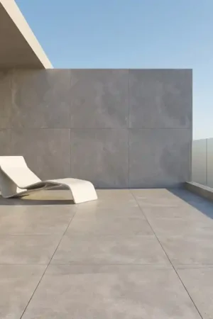 Carrelage antidérapant Vida ACERO 120x120 effet béton gris Acheter En Ligne